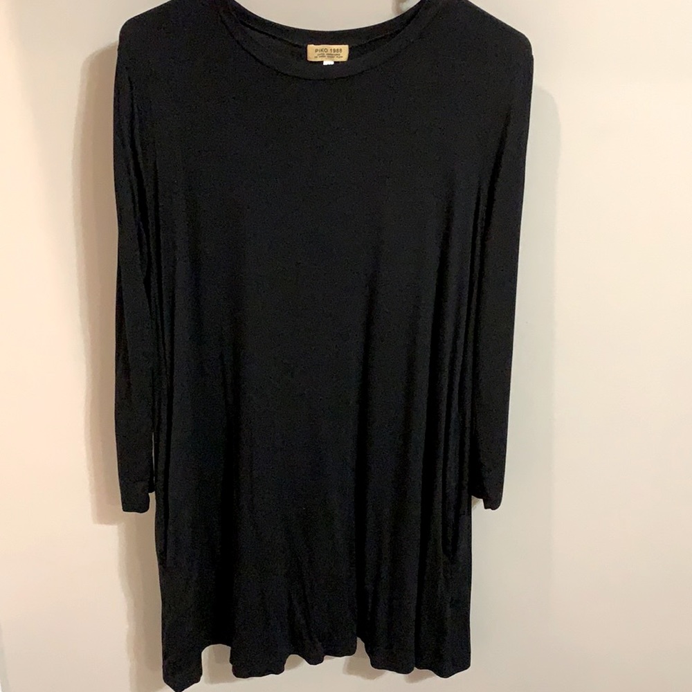 Piko Long Sleeve Dress S